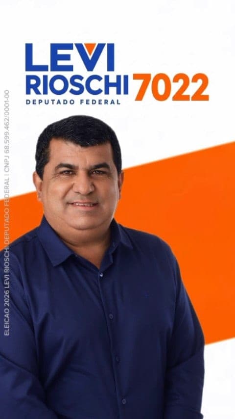 Material oficial da campanha de Levi Rioschi 7022